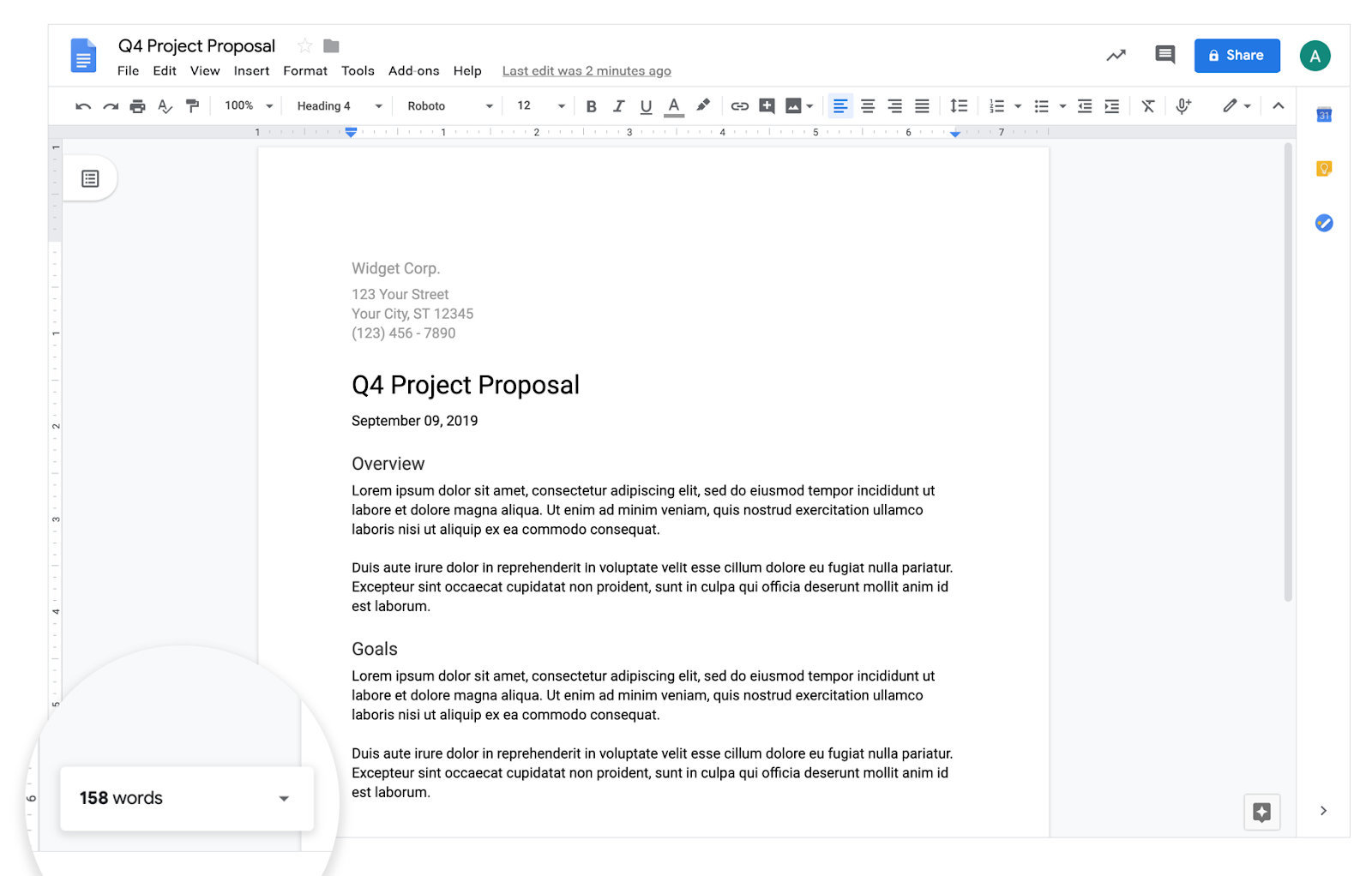 Google Docs now displays the word count as you type - Inventrium